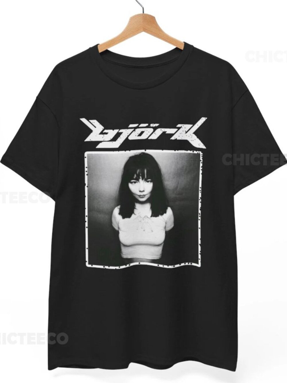 Björk Shirt, Vintage Bjork Logo Tee, Alternative Music Unisex Tee 73